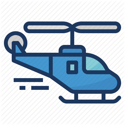 Chopper, Helicopter, Transportation Icon