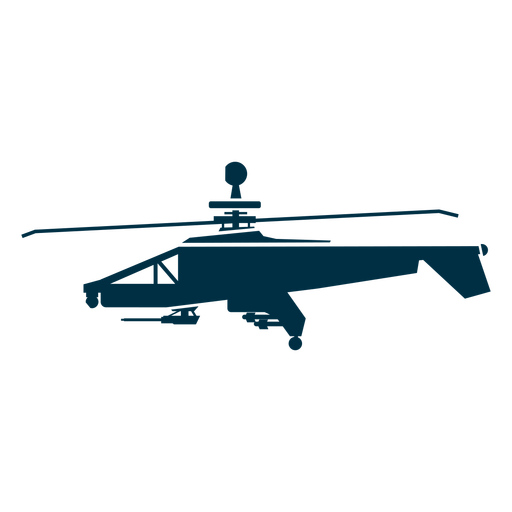 Military Helicopter Silhouette Helicopter Icons