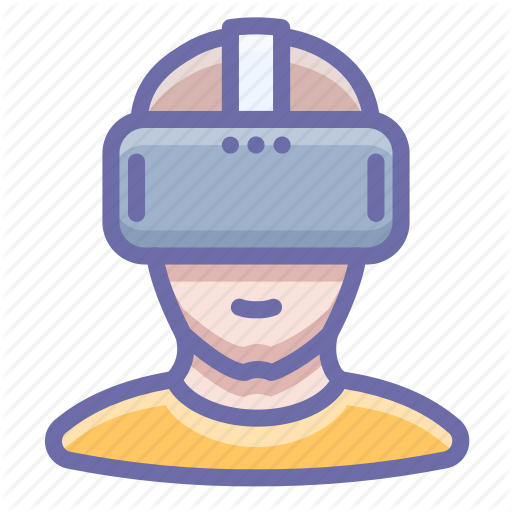 Helmet, Person, Vr Icon