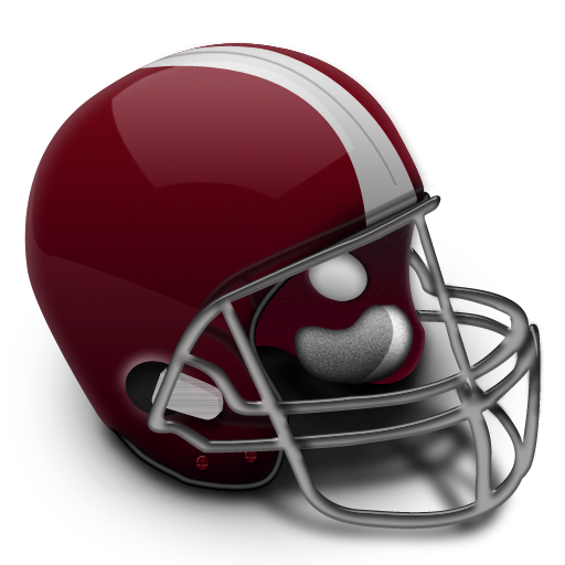 Football Helmet Colored Icon