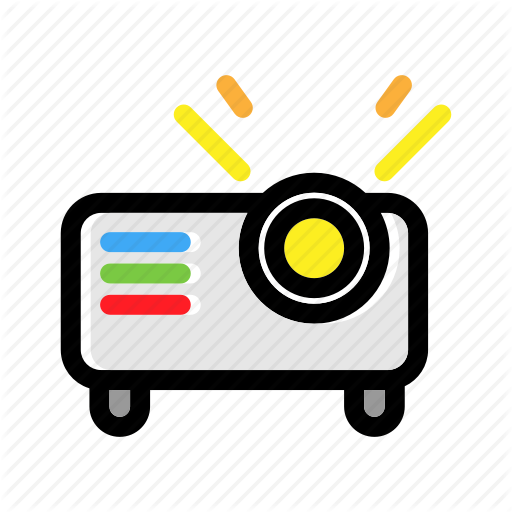 Equipment, Light, Presentation, Projector, Video Icon