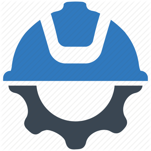 Gear, Hardhat, Helmet, Settings Icon