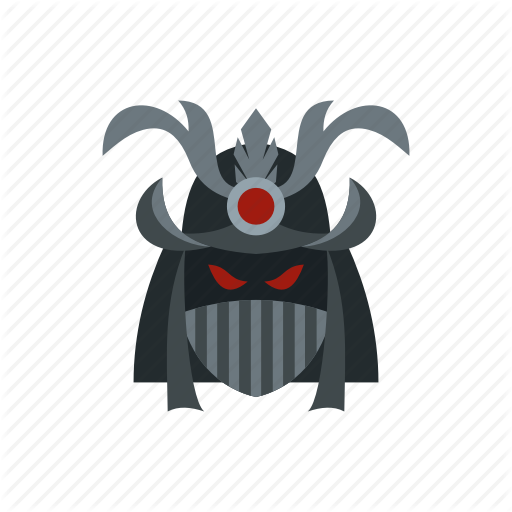 Helmet, Japanese, Mask, Oriental, Samur Traditional, Warrior Icon