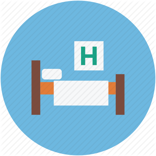 Healthcare, Hospital, Patient Bed, Patients Room Icon