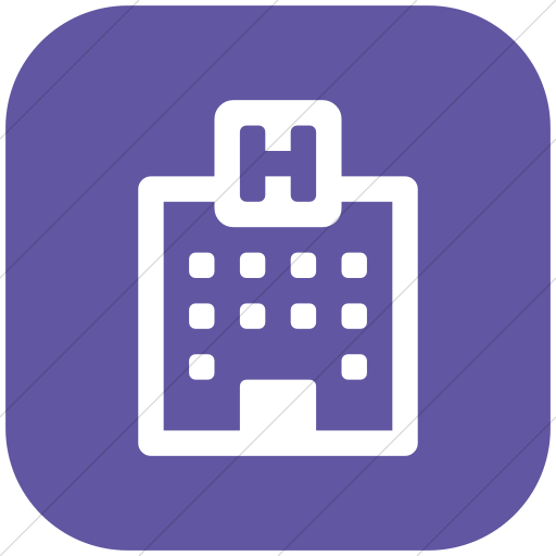 Flat Rounded Square White On Purple Bootstrap Font