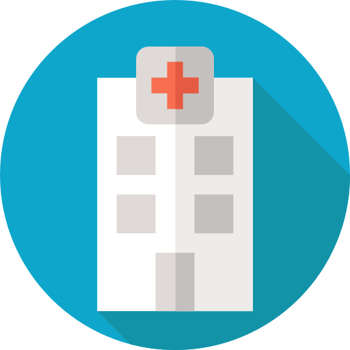 Medical Flat Hospital Set Icon