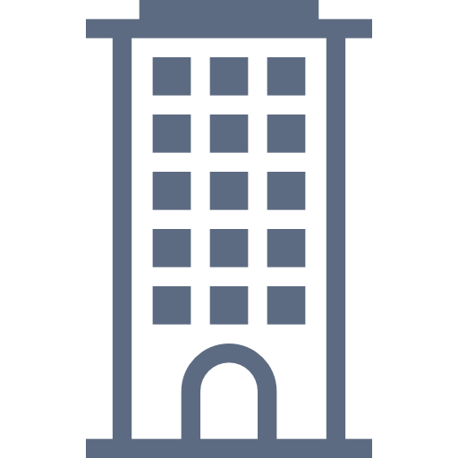 Grey, Hotel, Building Icon Free Of Hotel And Spa Icons