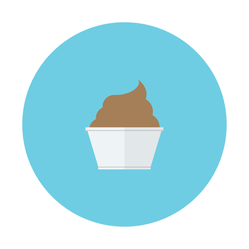 Dessert, Chocolate, Cup, Cream, Ice Icon