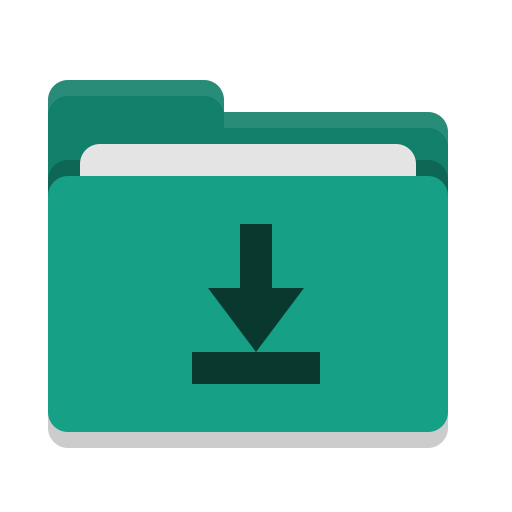 Folder, Teal, Download Icon Free Of Papirus Places