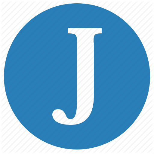 J, Keyboard, Latin, Letter, Round, Uppercase Icon