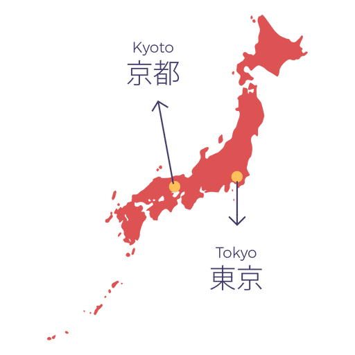 Japan Map Capital