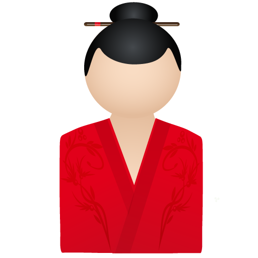 Japan Red Icons, Free Icons In Geisha