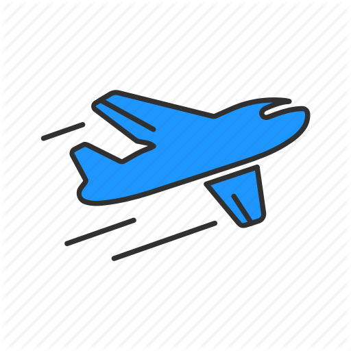 Airplane, Jet, Plane, Transportation Icon