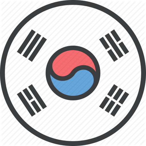 Asian, Country, Flag, Korea, Korean, South Icon