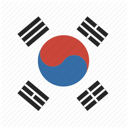 Circle, Flag, Korea, South Icon