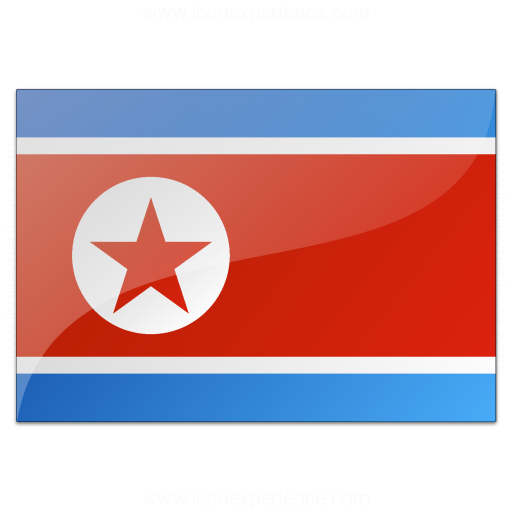 Iconexperience V Collection Flag North Korea Icon