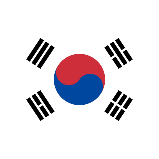 Kr South Korea Flag Icon