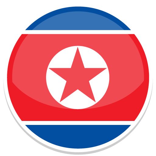 North Korea Icon Round World Flags Iconset Custom Icon Design