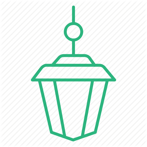 Flat Icon, L Lantern, Light, Lighting, Wall Lamp Icon