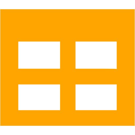 Orange Window Layout Icon