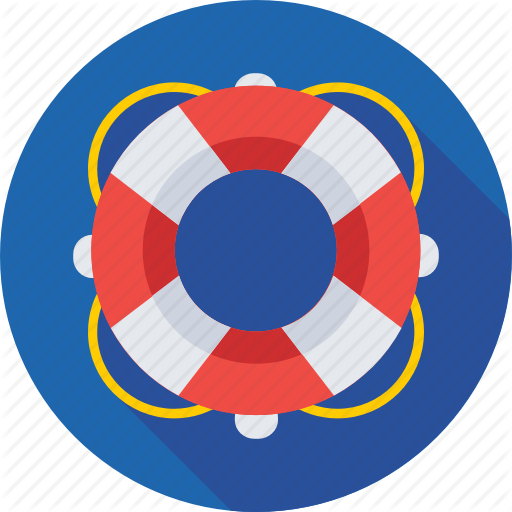 Life Ring, Lifebuoy, Lifeguard, Lifesaver, Ring Buoy Icon