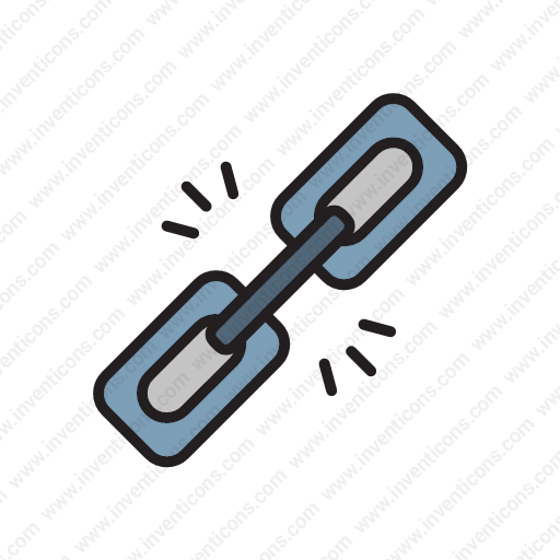 Download Disconnect,chain,clip,interaction,send Icon Inventicons