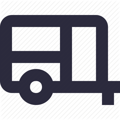 Caravan, Convoy, Living Van, Living Vehicle, Van Dwelling Icon