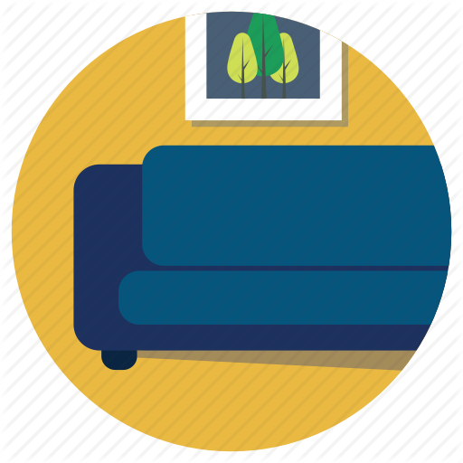 Couch, Furniture, Guest Room, Home, Lifestyle, Living Room, Sofa Icon