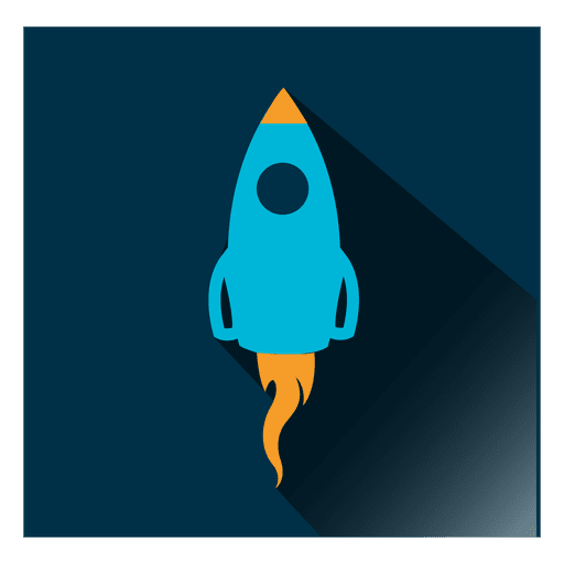Rocket Square Icon
