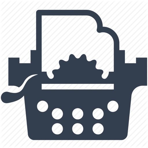 Machine, Media, Press, Typewriter, Typing Icon