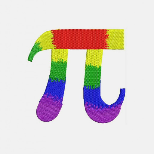 Pi Icon Machine Embroidery Designs