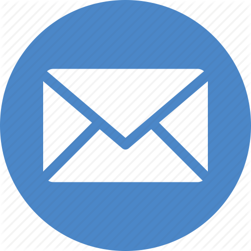 Blue, Circle, Email, Letter, Mail, Message, Messages Icon