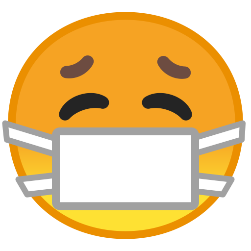 Face With Medical Mask Icon Noto Emoji Smileys Iconset Google