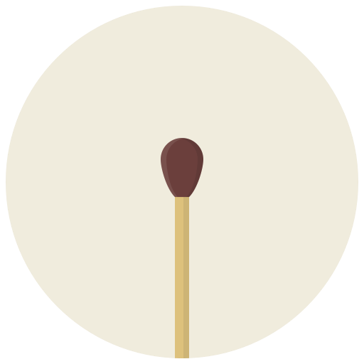 Hot, Campfire, Match Icon