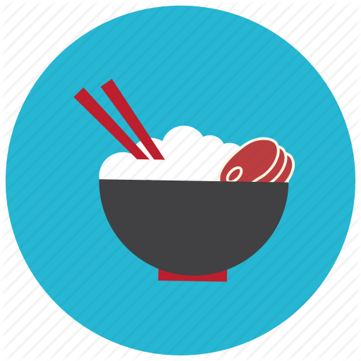 Asian, Bowl, Chopsticks, Food, Meals, Noodle Icon