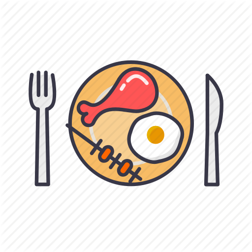 Chicken, Eat, Food, Meals, Omlet, Regular Icon