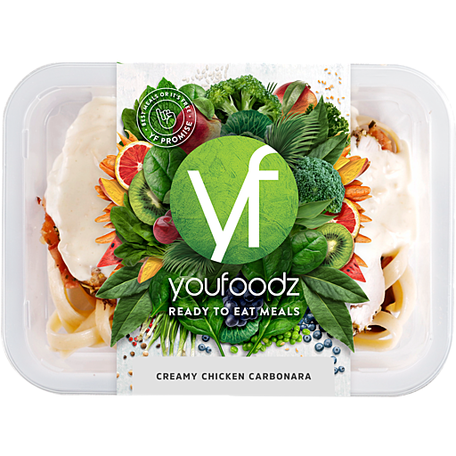 Youfoodz Ready To Eat Fresh Meals Creamy Chicken Carbonara