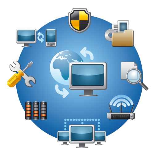 Computer Network Icon Set