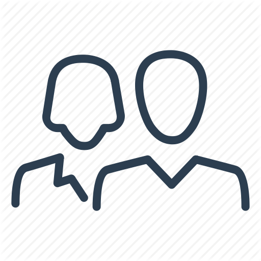 Contacts, Cooperation, Couple, Friends, Group, Members, Users Icon