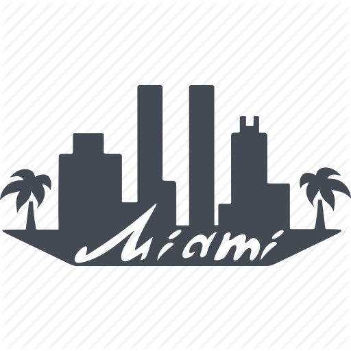 Island, Miami, Palm, Recreation Icon