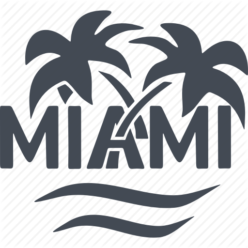 Miami, Recreation, Resort Area, Sea Icon