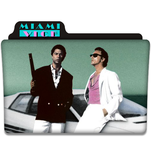 Miami Vice Tv Series Folder Icon