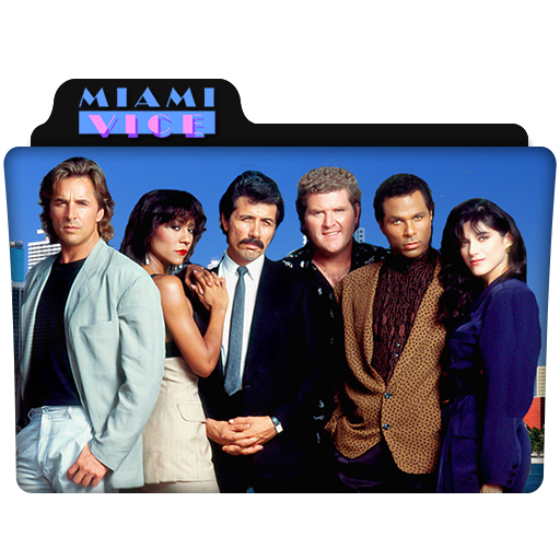 Miami Vice Tv Series Folder Icon