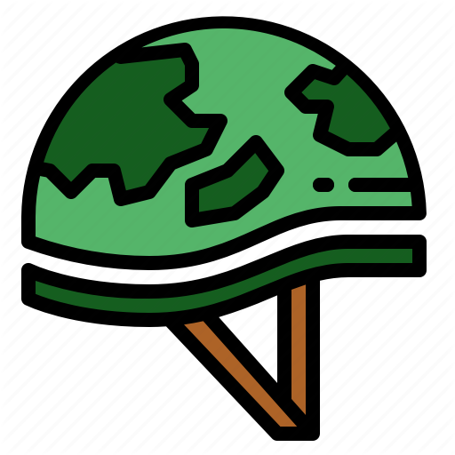 Helmet, Protection, Soldier, War Icon