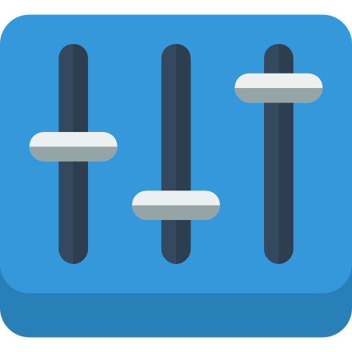 Mixer Icon Small Flat Iconset Paomedia