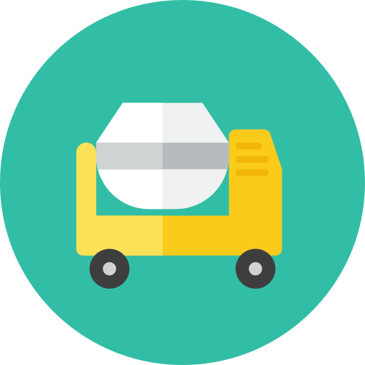 Cement, Mixer Icon