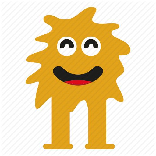 Cartoon, Cute, Monster Icon
