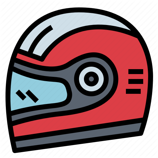 Helmet, Motorbike, Protection, Safety Icon
