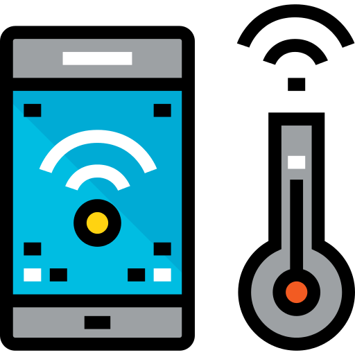 Smartphone Thermometer Png Icon