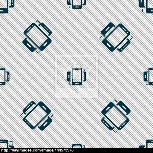 Synchronization Sign Icon Smartphones Sync Symbol Data Exchange